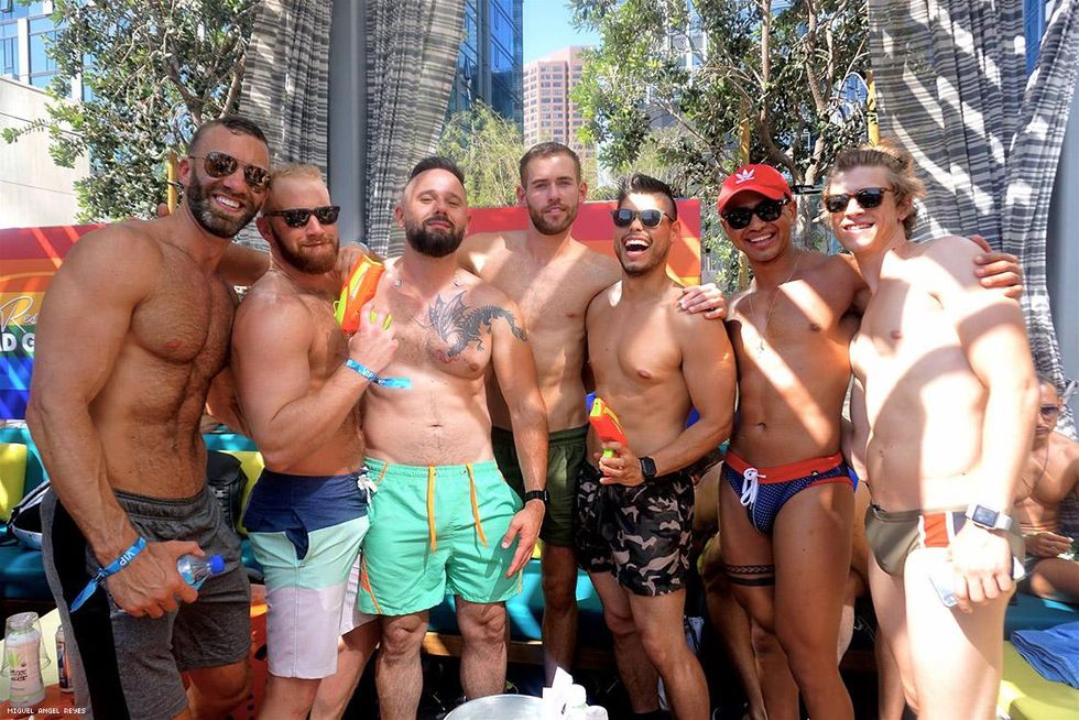 111 Photos of Pride, Oiled Up and Packed In a Tiny Bikini In DTLA