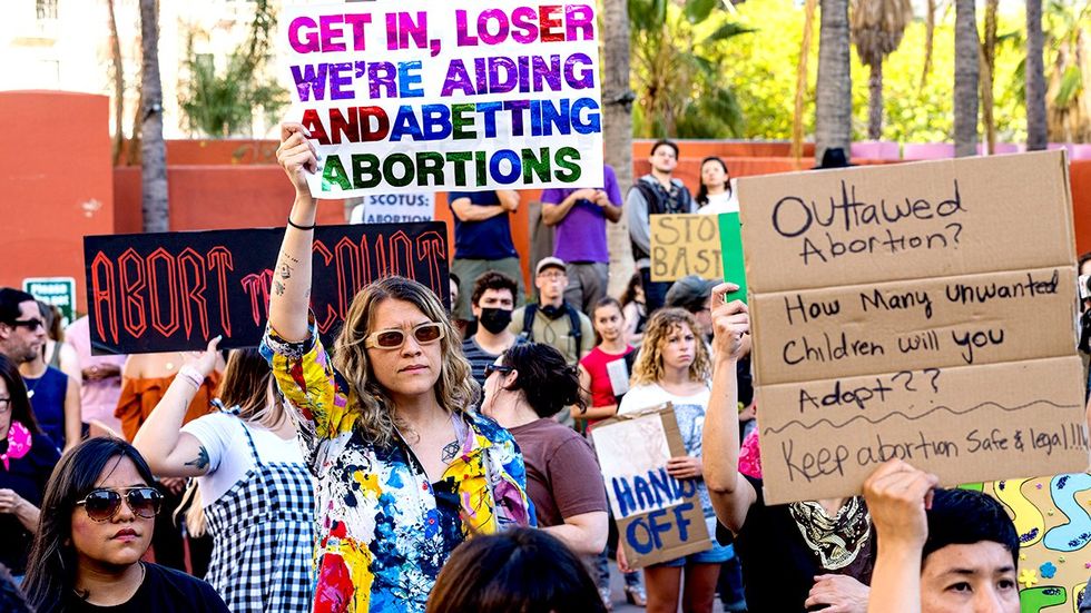 abortion protest signs pro choice rally