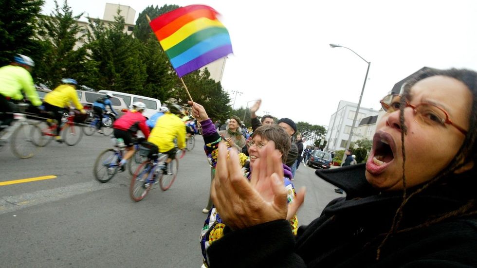 Aids/LifeCycle fundraiser race in 2003