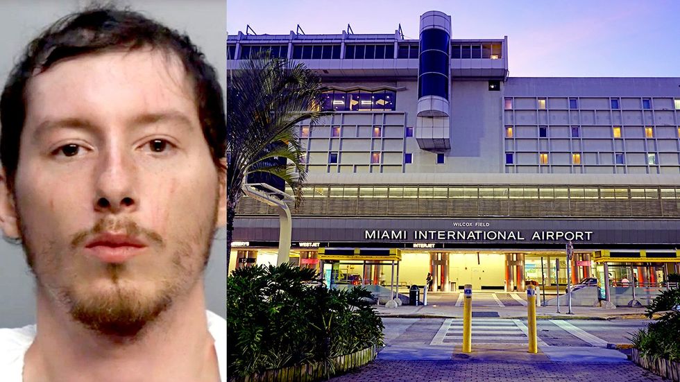 Alexander Love mugshot stabbed transgender teen miami international airport