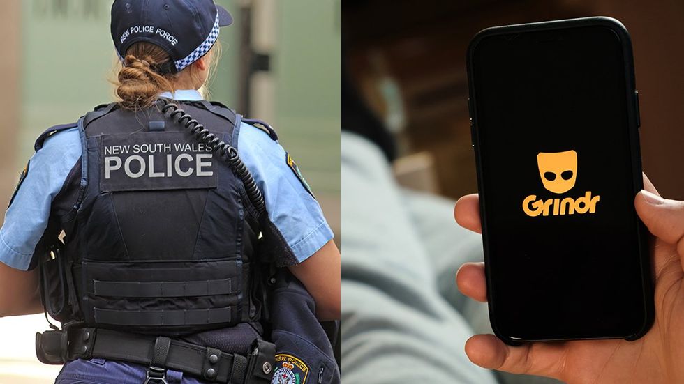 Australia police grindr cellphone