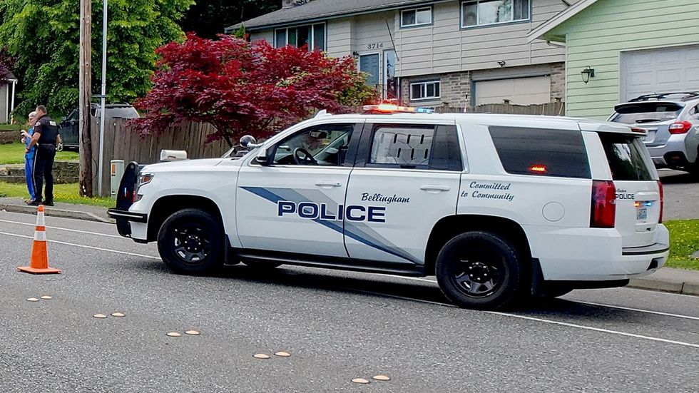 Bellingham washington police vehicle suburban street