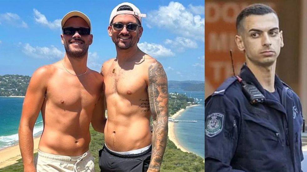 boyfriends Luke Davies Jesse Baird australian tv personality murdered Beau Lamarre Condon police officer accused