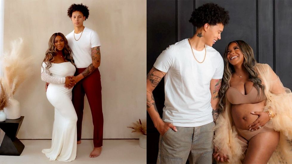 Brittney Griner pregnant wife Cherelle