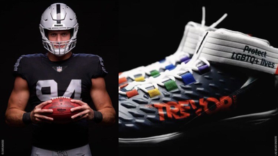 Carl Nassib's Cleats Will Benefit the Trevor Project