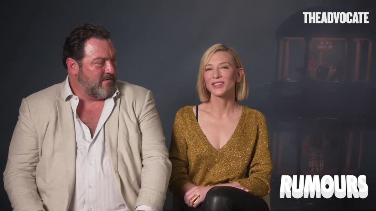 
<p>Cate Blanchett on man-buns, giant female brains, and skewering powerful sexists in <em>Rumours</em></p>
