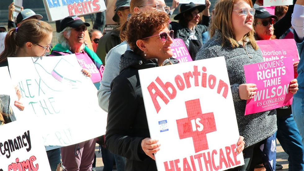 Columbus Ohio Abortion Rally in front of the State House