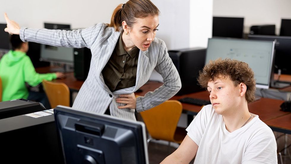 computer teacher bullying lgbtq student
