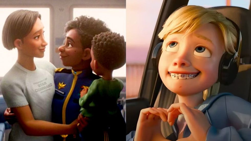 disney pixar lightyear movie lesbian parents inside out 2 main character riley