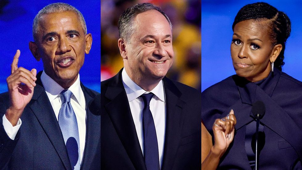 DNC 2024 speakers former POTUS Barack Obama Second Gentleman Doug Emhoff former First Lady Michelle Obama