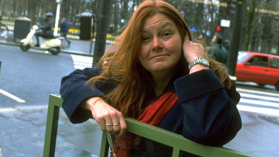 Dorothy Allison lesbian feminist american author 2001 near the Luxembourg gardens