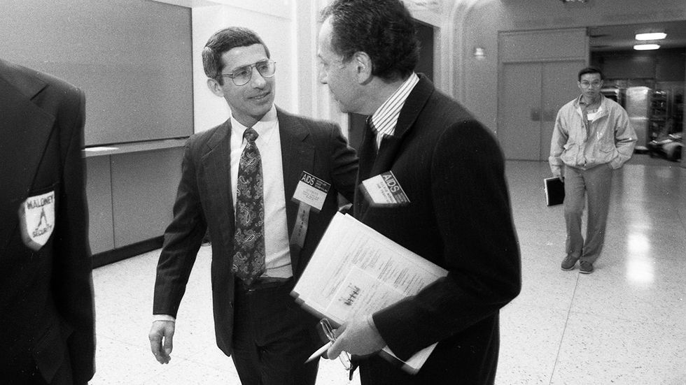 Dr Anthony Fauci attends National AIDS Update Conference San Francisco Civic Auditorium California 1989