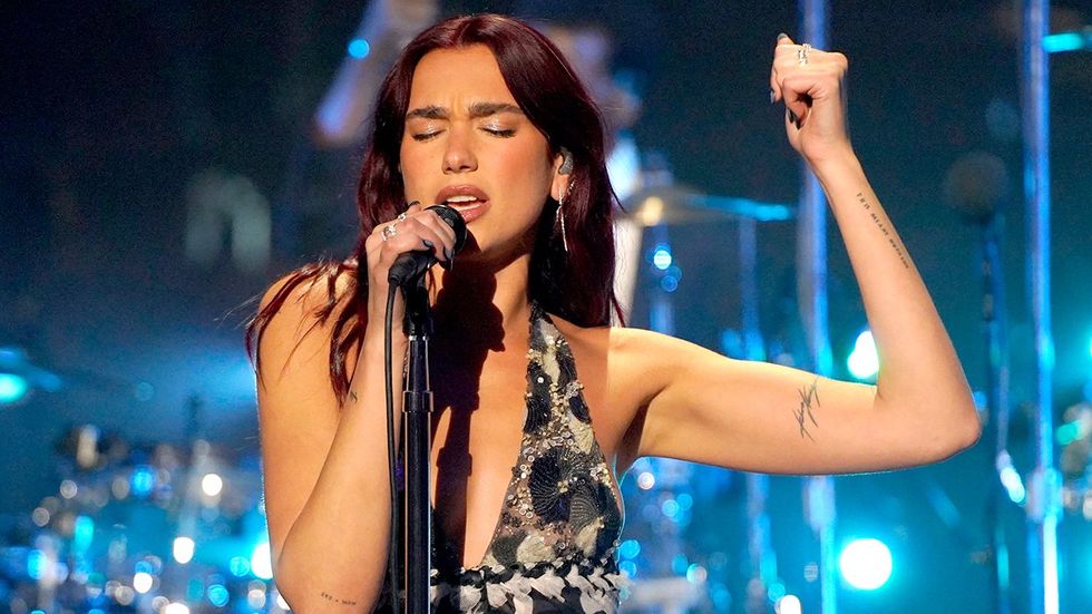 Dua Lipa performs onstage 2024 TIME100 Gala Lincoln Center New York City