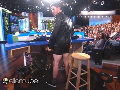 WATCH: Nick Jonas Drops His Pants for Ellen