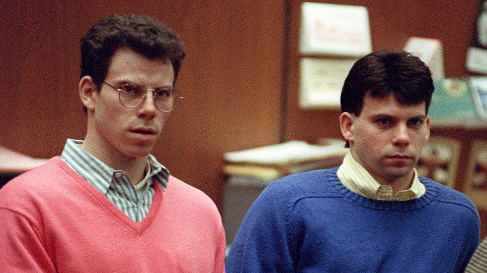 Erik Lyle Menendez pre trial hearing 1992 Los Angeles after two pleaded innocent 1989 shotgun murder wealthy parents Jose Mary Louise Beverly Hills