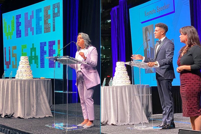 executive director Narissa Rahaman keynote speaker brandon wolf EqualityVA Equality Virginia annual Commonwealth Dinner Richmond historic Main Street Station