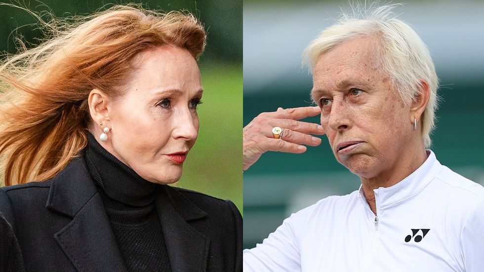 famous author JK Rowling tennis player Martina Navratilova