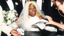 Remember when Dennis Rodman wore a wedding dress?