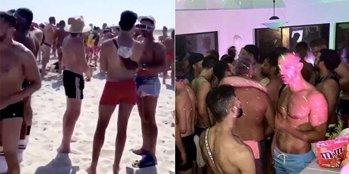 Fire Island Parties, Packed With Gay Revelers, Spark Outrage and Worry
