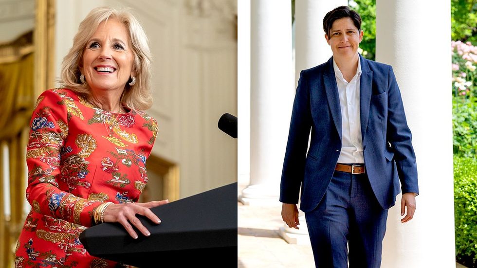 FLOTUS Jill Biden lesbian chief speechwriter Kristin Lynch