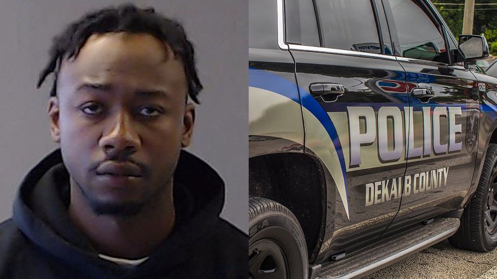 fugitive Davonte Fore Dekalb county police vehicle