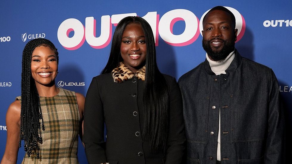 Gabrielle Union Zaya Wade Dwyane Wade walk the carpet Out100 Event 2024 NeueHouse Hollywood California