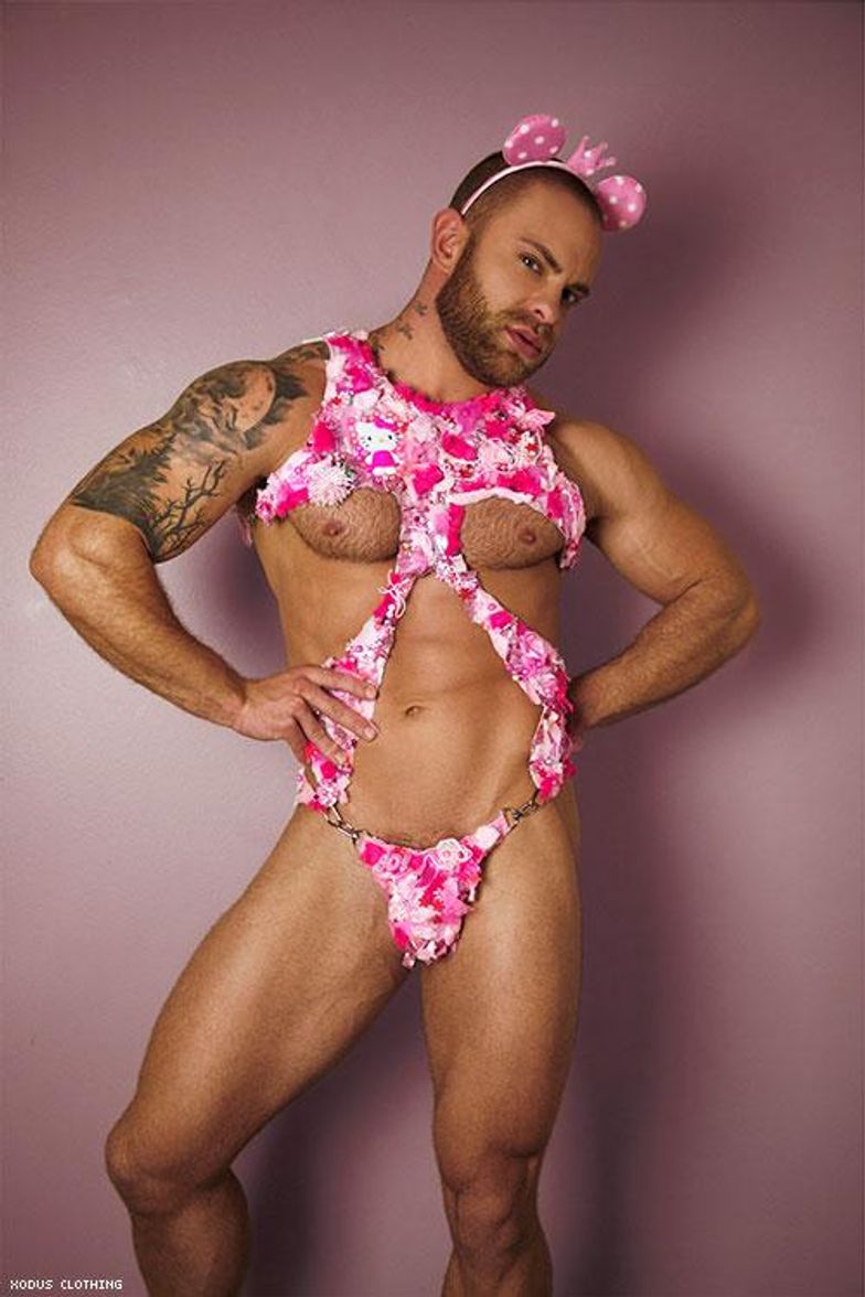 Cover Male Skimpy Thong Pink