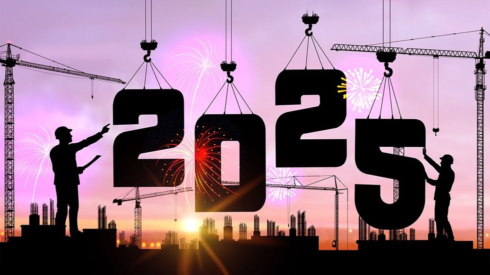 graphic illustration construction 2025 fireworks