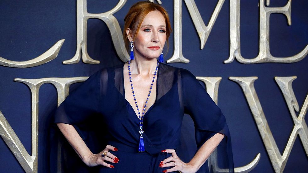 grumpy transphobe JK Rowling UK premiere Fantastic Beasts Crimes of Grindelwald
