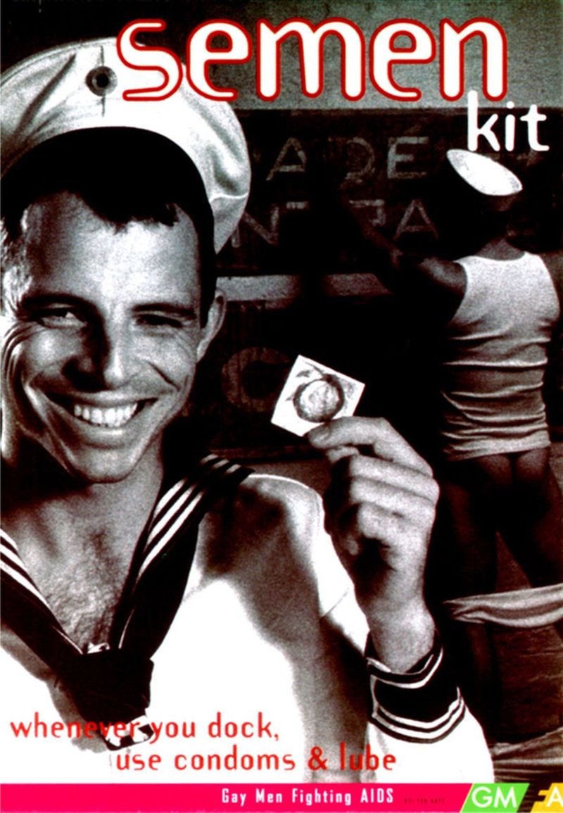 10 Historic HIV Prevention Fliers from Gay Men Fighting AIDS