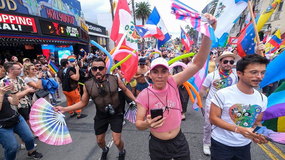 Hollywood Boulevard 2023 LA LGBTQIA Pride Parade