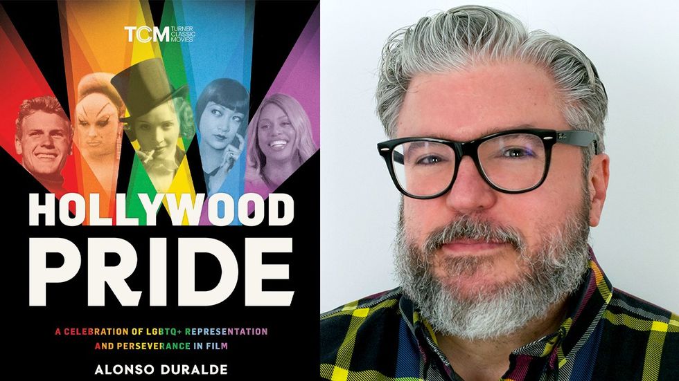 Hollywood Pride Book Cover Author headshot Film historian critic Alonso Duralde