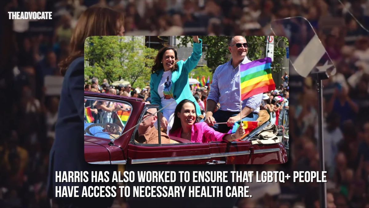 
How pro-LGBTQ+ is Kamala Harris?
