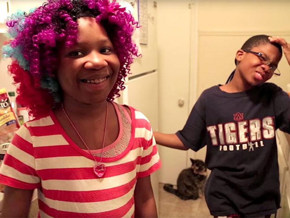 Strangers unite over their transgender children