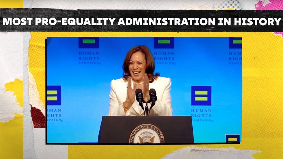 HRC pro kamala harris ad campaign presidential election