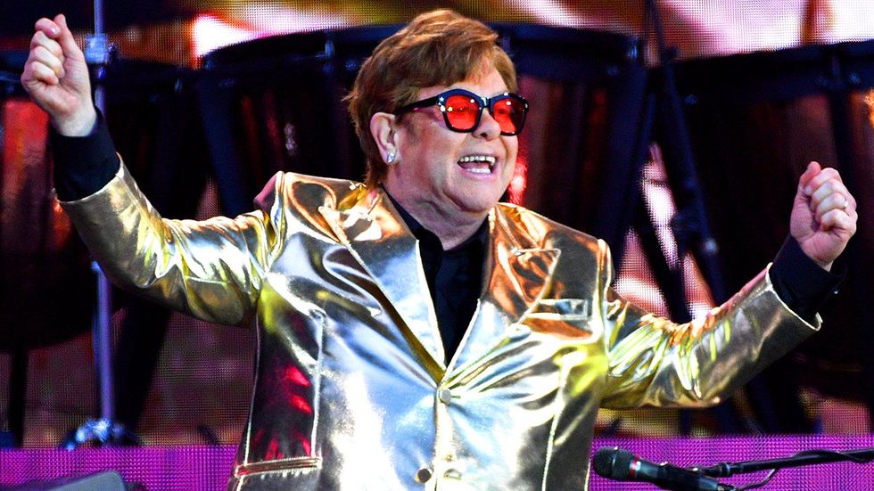 Icon Sir Elton John uplifting LGBTQ community