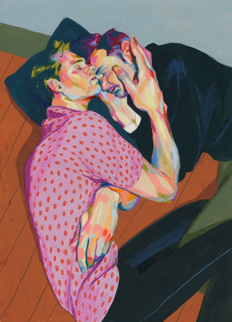 15 Sensual and Intimate Paintings of Male Relationships by Dani Torrent