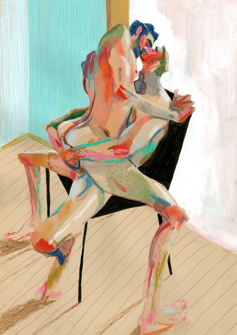 15 Sensual and Intimate Paintings of Male Relationships by Dani Torrent