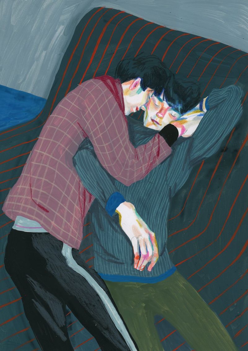 15 Sensual and Intimate Paintings of Male Relationships by Dani Torrent