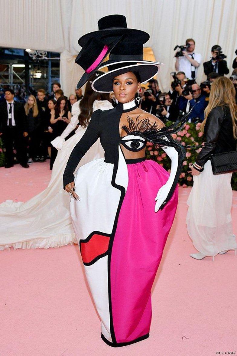 Janelle Monáe Interviews Emma on the Met Red Carpet