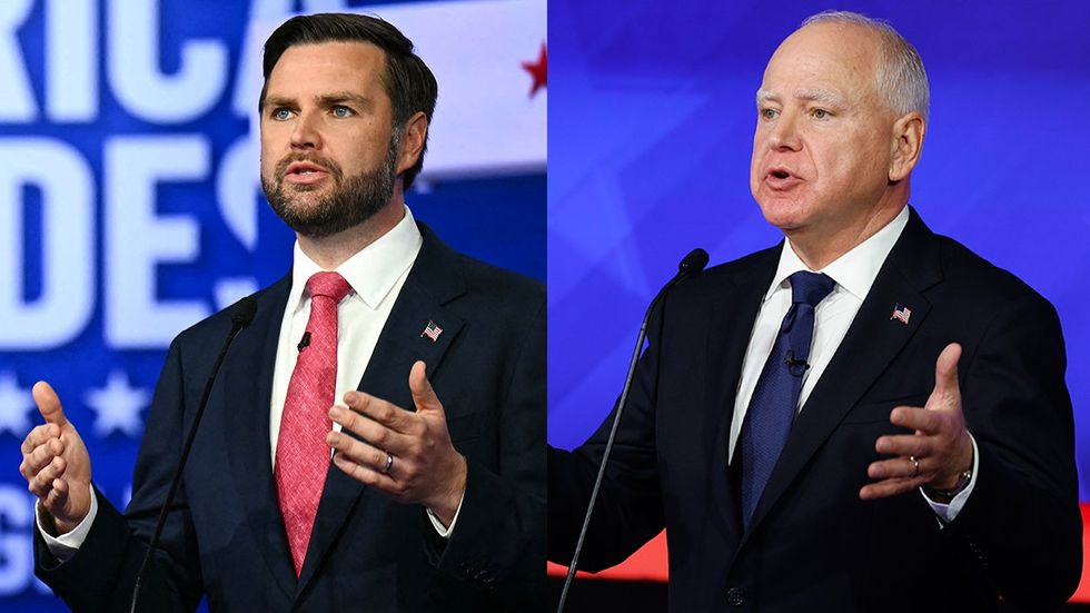 JD Vance Tim Walz VP debate 2024