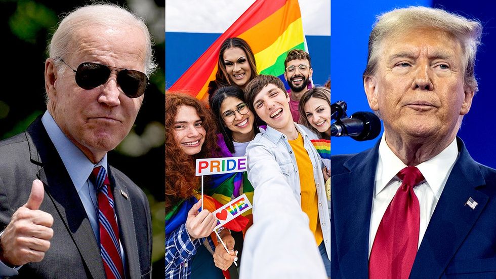 Joe Biden supports queer community donald trump will destroy it