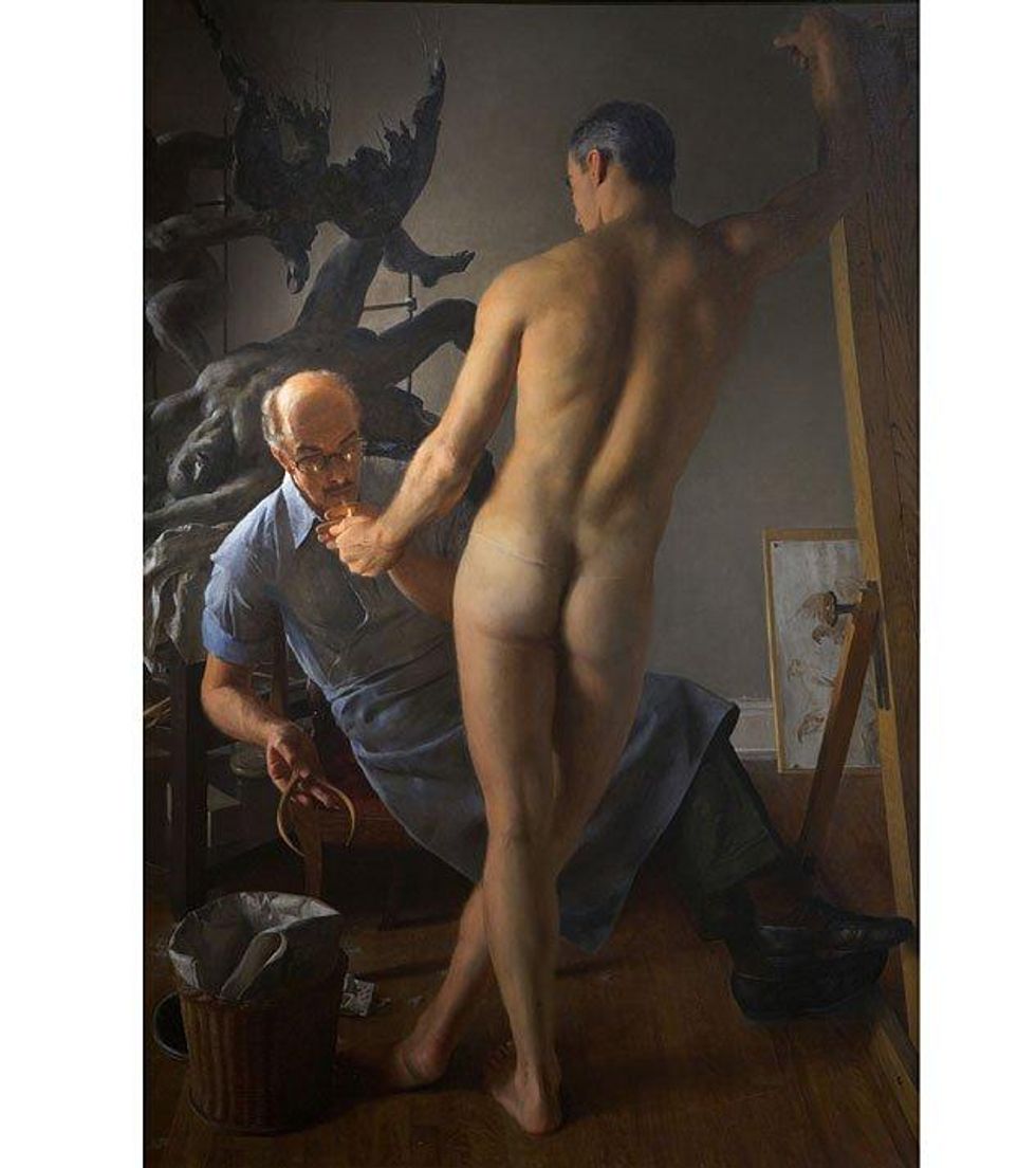 25 Images of Artists and Naked Men In the Studio