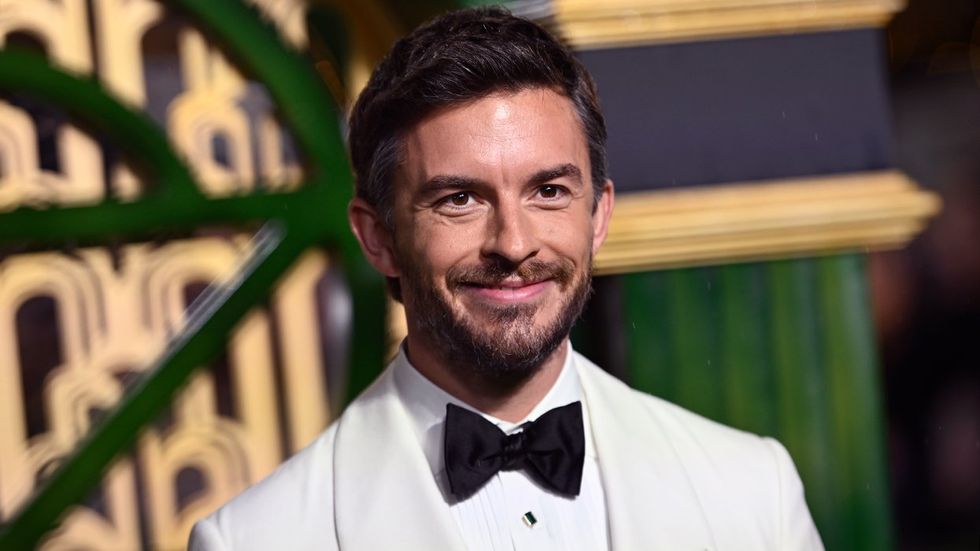 Jonathan Bailey attends Wicked movie Part One European Premiere Royal Festival Hall UK London England