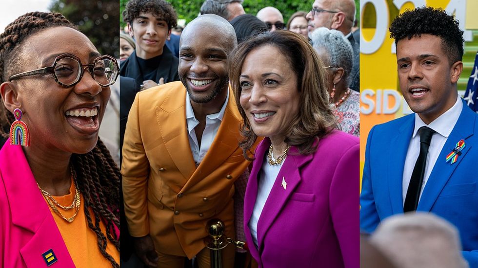 Kamala Harris 2024 pride month reception VP home