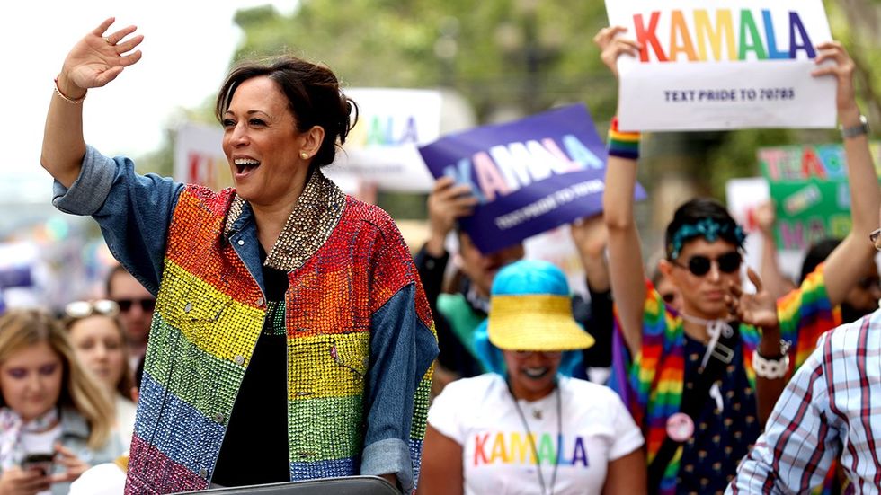 Kamala Harris at SF Pride in 20193