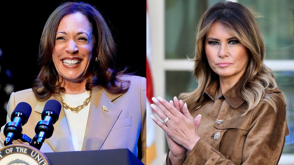 Kamala Harris Melania Trump