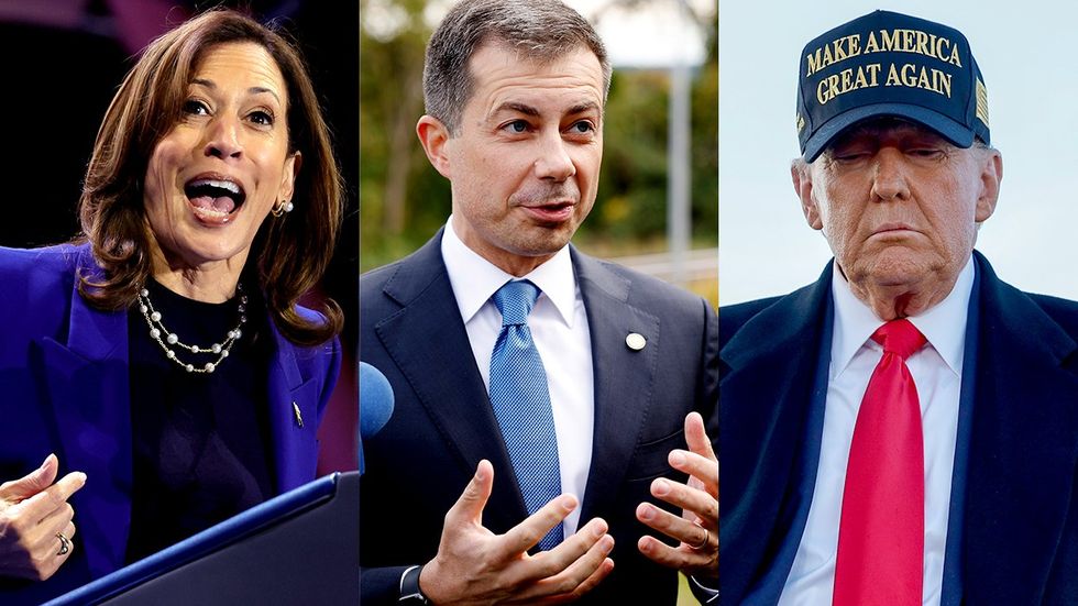 Kamala Harris Pete Buttigieg Donald Trump