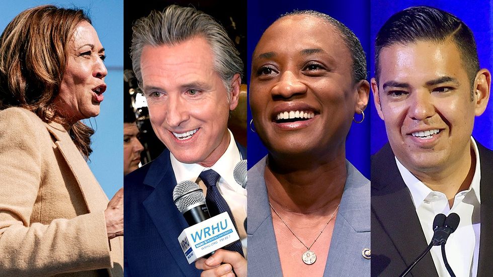 kamalaharris gavinnewsom LaphonzaButler RobertGarcia