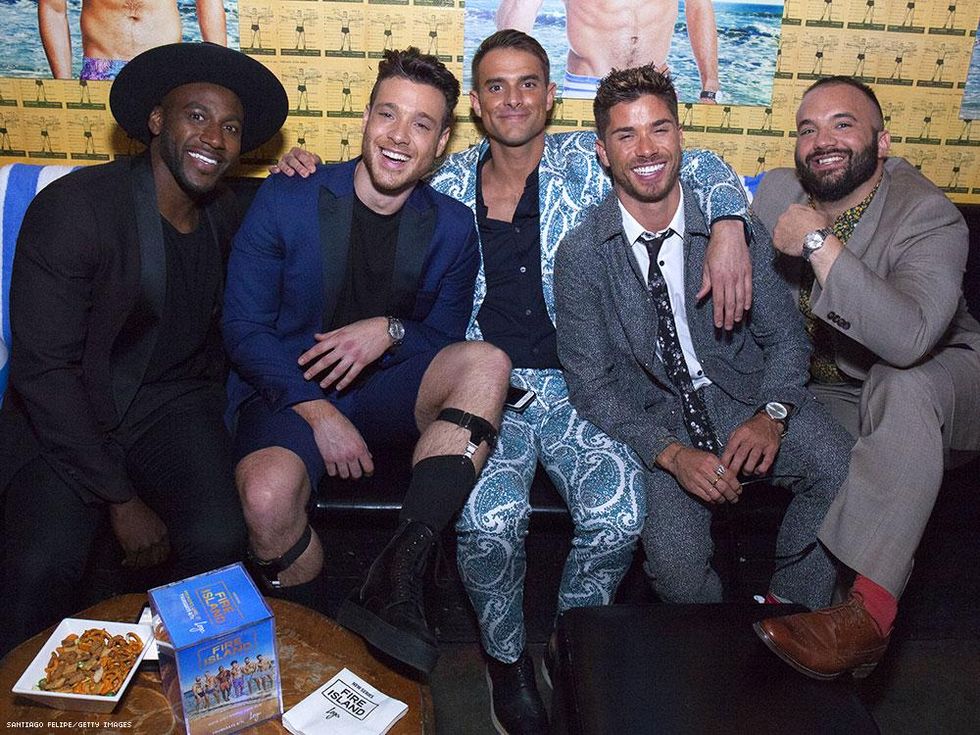 'Fire Island' Celebrates Premiere With a Splash of 'Jersey Shore'